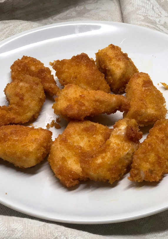 Una foto de Nuggets caseros para Miguel y más ricos que los del McDonald