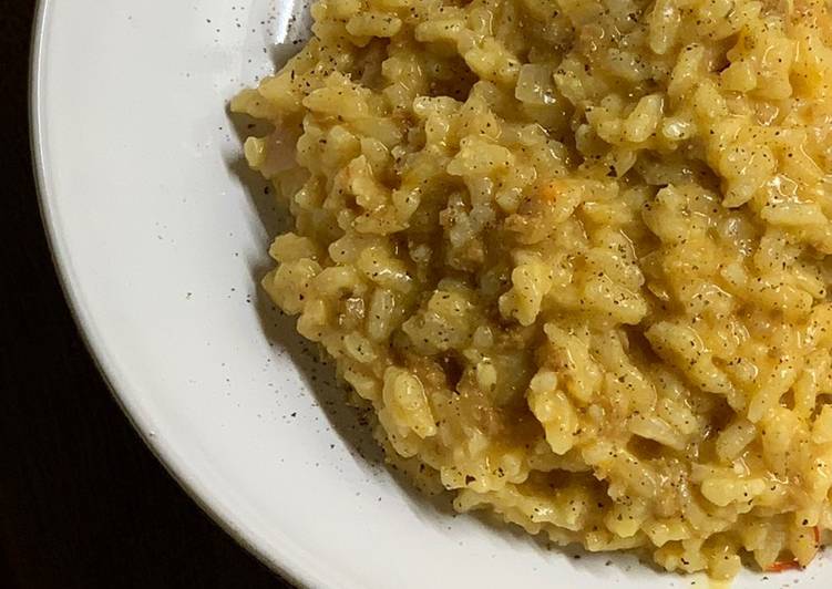Simple Way to Make Any-night-of-the-week Vegan sausage and saffron risotto