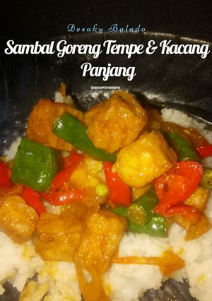Foto resep Sambal Goreng Tempe & Kacang Panjang