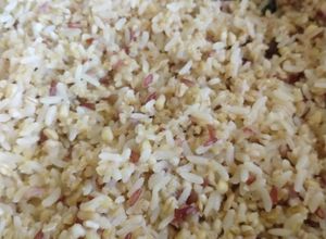 Una foto de Arroz con granos ancestrales