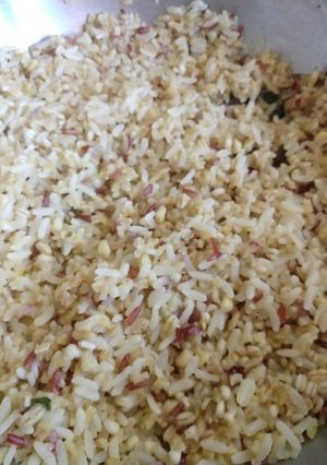 Una foto de Arroz con granos ancestrales