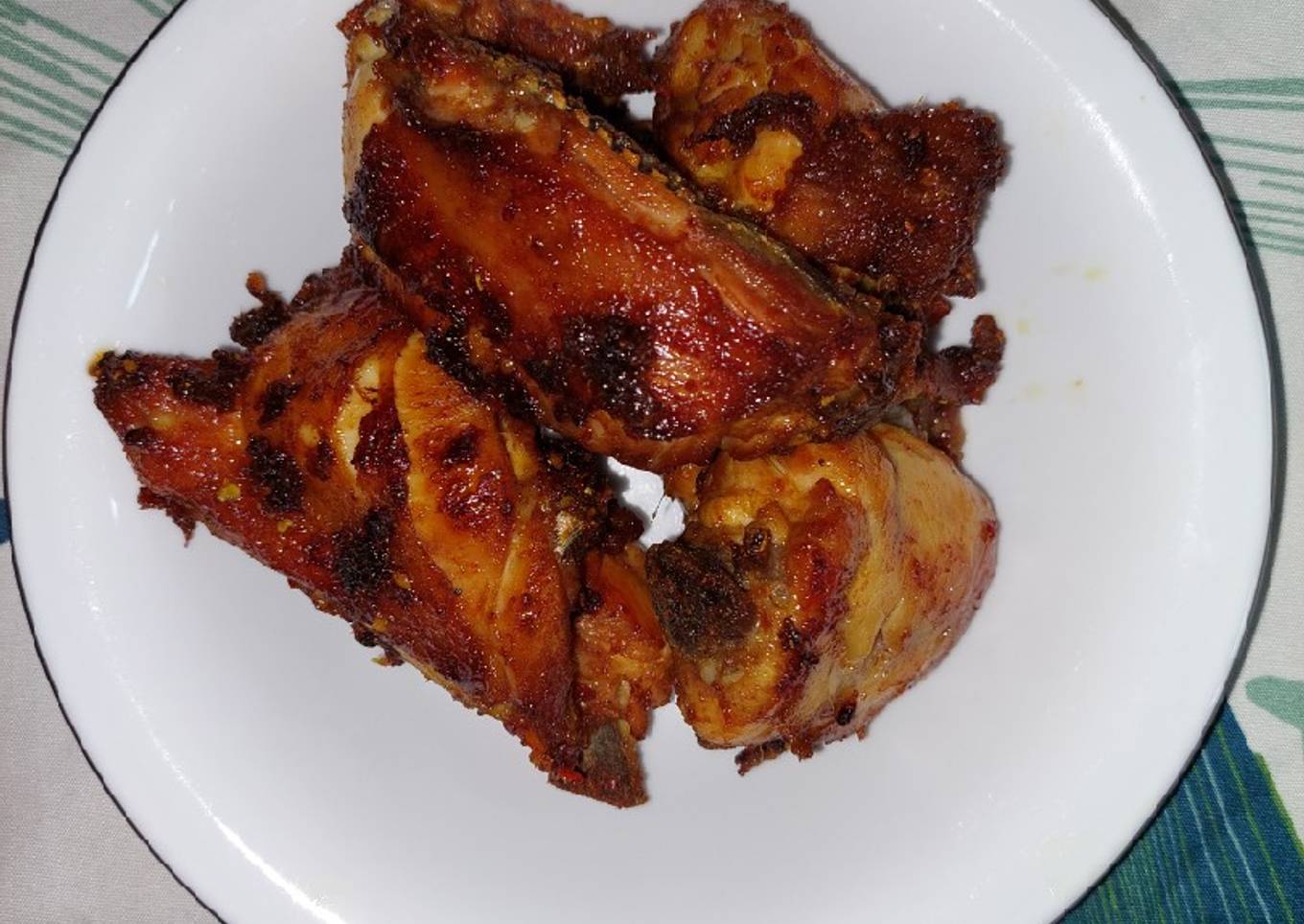 Ayam goreng asam manis (ayam kretep)