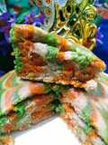 Tricolour cake