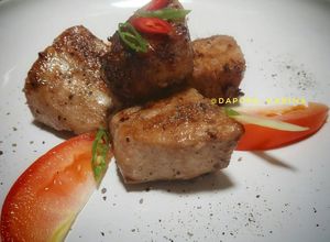 Foto resep Steak Tuna (Simple Grilled Tuna with Blackpepper)
