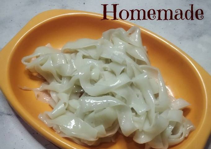 🍝 Kwetiaw Homemade (Rice Noodles)