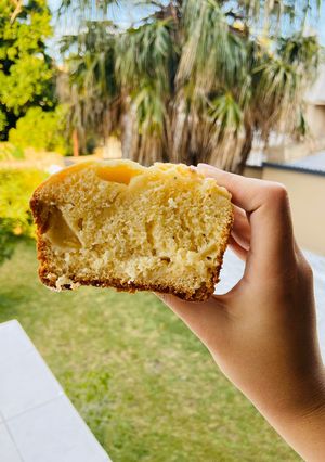 Una foto de Budín de Durazno 🍑