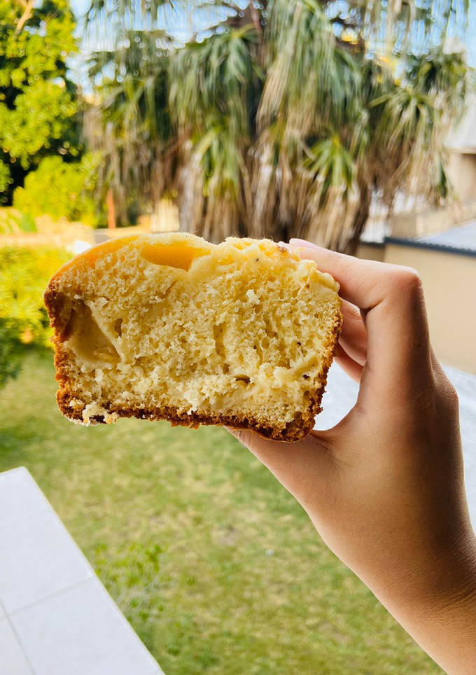 Una foto de Budín de Durazno 🍑