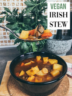 A picture of Vegan Recipes-Vegan Guinness Irish Stew.