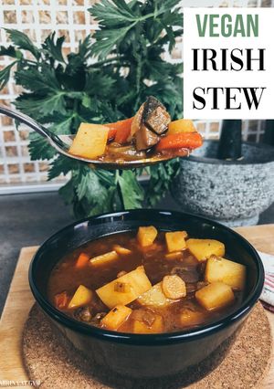 A picture of Vegan Recipes-Vegan Guinness Irish Stew.