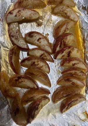 Una foto de Manzanas al horno