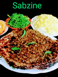 عکسی از دستور ماهی کبابی حشو