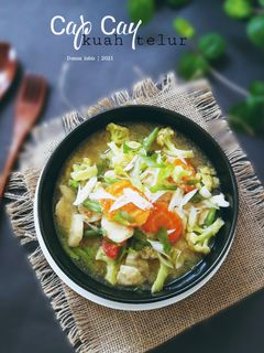 Foto resep Cap Cay Kuah Telur