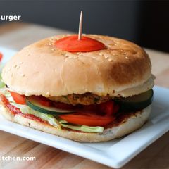 A picture of Chickpea Burger.