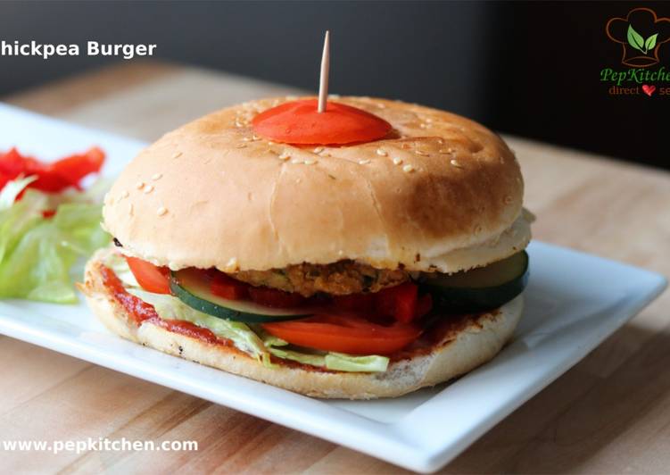 Chickpea Burger Chickpea Burger