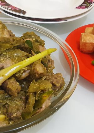 Foto resep Ayam cabai hijau