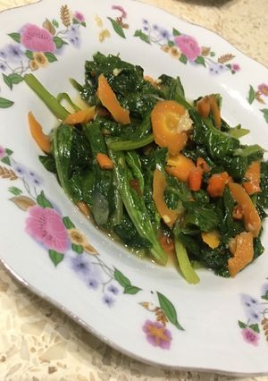 Foto resep Cah Sawi Hijau Pedas#BikinRamadanBerkesan#Day16