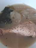 ซุปไก่ + รวมกระดูกไก่ ใส่หัวหอมใบไชยา Chicken+chicken bone Soup
