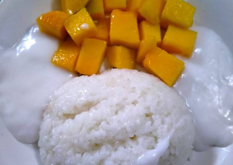 Resep Mango stiky rice (Ketan Mangga) yang Lezat Sekali