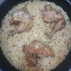 A picture of Chicken Pulao.