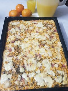 Una foto de Tarta de arroz con choclo