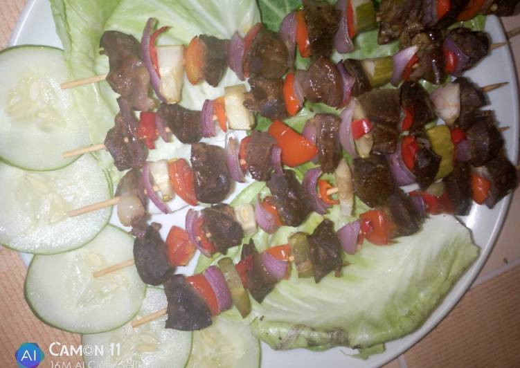 Liver kebab