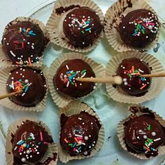 A picture of Cake pops #kids recipe contest #weekly jikoni challenge.