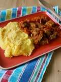 Polenta integrale con spezzatino