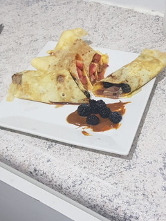 Una foto de Rollitos de Huevo con Manjar
