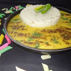 A picture of Daal chawwal.