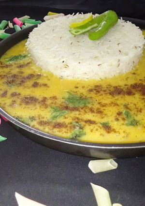 A picture of Daal chawwal.