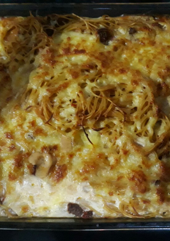 Una foto de Spaghetti al horno🍝