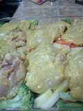 Pollo con verduras al horno