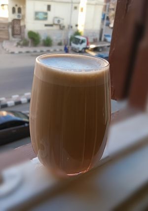 صورة لوصفة ايس كوفي بصوص الكراميل