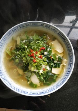 Hình của món Bún chay.