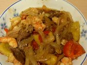Gambar sapi udang cah