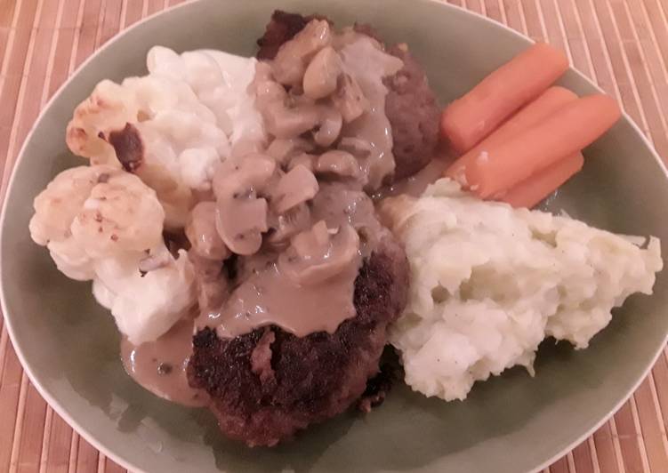 How to Make Perfect Sig&#39;s Salisbury Steak vegetarian or beef