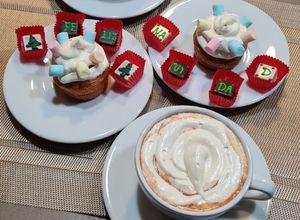 Una foto de Chocolate caliente al estilo nubecitos
