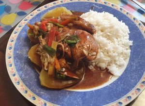 Una foto de Pollo al sillao