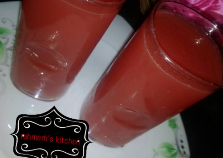 Simple Way to Make Award-winning Watermelon lemonade