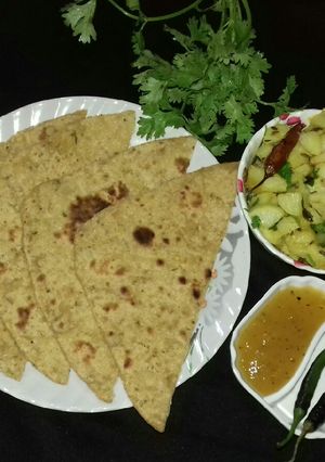 A picture of Corn Paratha.