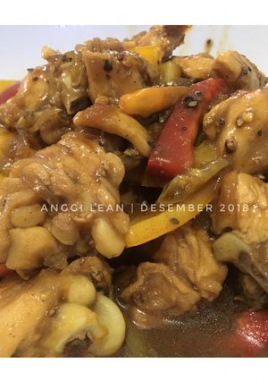Foto resep Ayam Lada Hitam