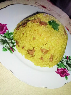 صورة لوصفة ارز بالكبد والقوانص