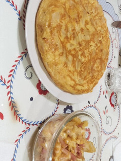 Una foto de Tortilla de patatas al microondas