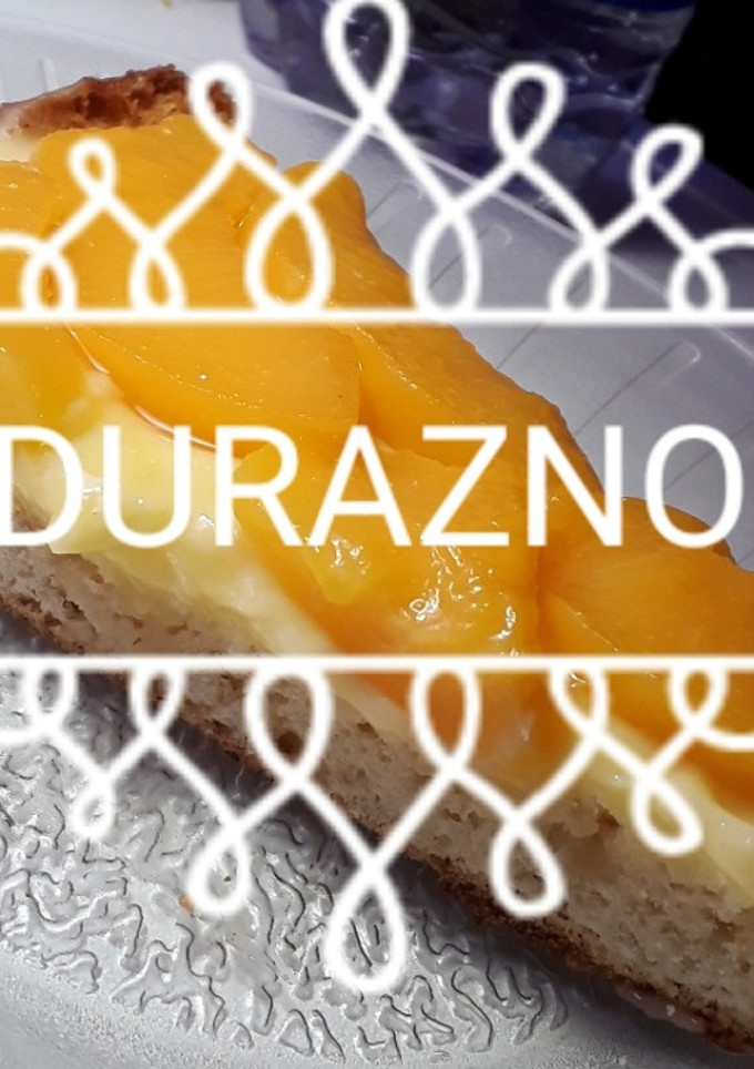 Una foto de | TARTA de crema de duraznos | 🍑