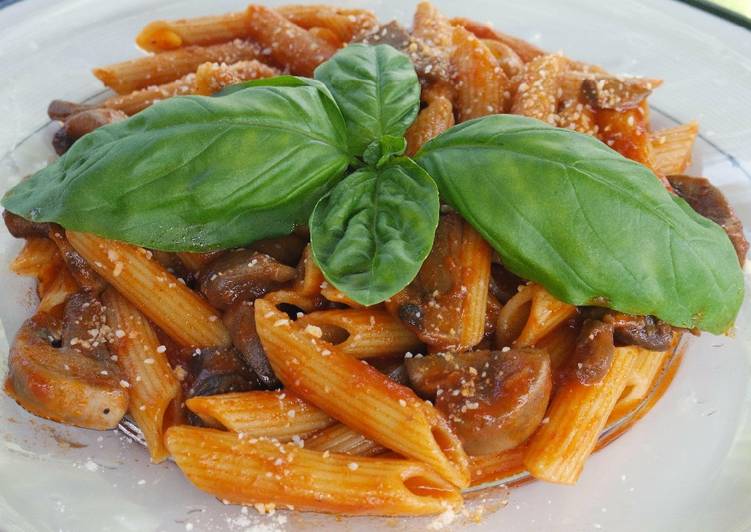 Simple Way to Prepare Any-night-of-the-week Mushroom Penne Pasta