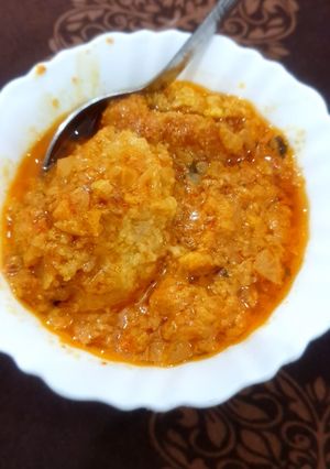 A picture of Kofte ki Sabzi.