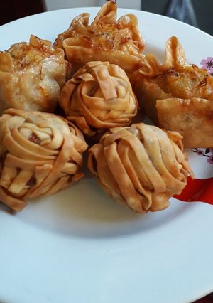 Foto resep Bola2 pangsit dan dimsum goreng