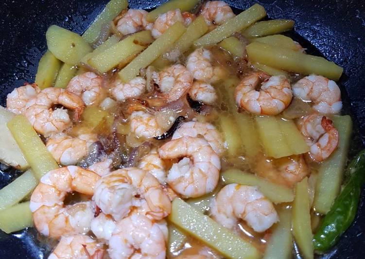 Steps to Prepare Any-night-of-the-week Prawn