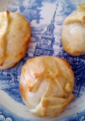 Una foto de Bollitos de manzana