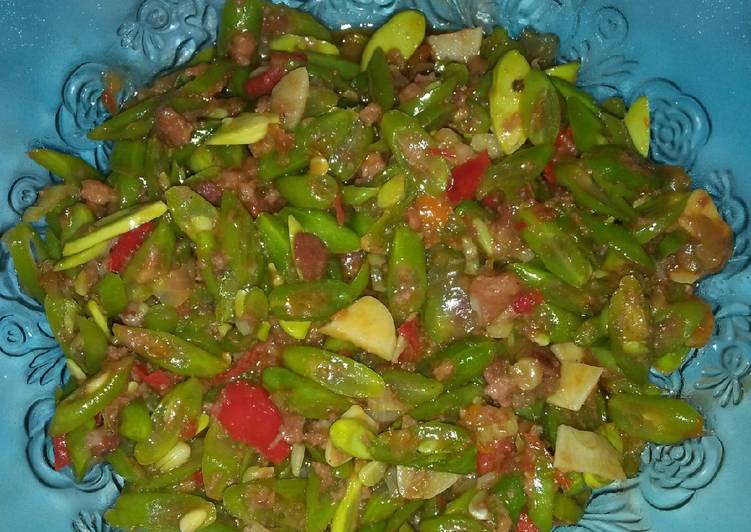 Proses meracik Tumis buncis kornet yang Lezat